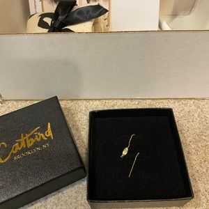 Diamond Snake single earring